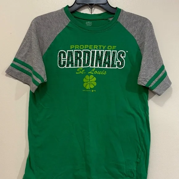 Genuine Merchandise Green and Gray Cardinals Tee - Picture 2 of 4